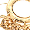 Chanel Gold Plated Multi CC Round Brooch Secondhand