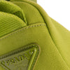 Prada Canvas Canapa Triangle Logo Wristlet Clutch Secondhand