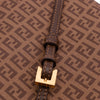 Secondhand Fendi Small Zucchino Coated Canvas Charm Zip Crossbody