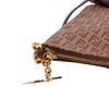 Secondhand Fendi Small Zucchino Coated Canvas Charm Zip Crossbody
