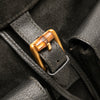 Secondhand Gucci Suede Bamboo Backpack