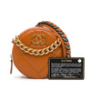 Chanel Lambskin 19 Round Clutch with Chain Secondhand