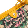 Burberry Small Haymarket Check Floral Print Coated Canvas Canterbury Tote Secondhand