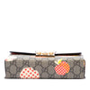 Gucci Mini GG Supreme Monogram Les Pommes Padlock Satchel Secondhand