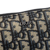 Dior Oblique Canvas A4 Zipped Pouch Secondhand