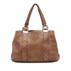 Gucci Medium Guccissima Trimmed Calfskin Bamboo Libeccio Tote Secondhand