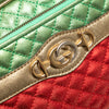 Gucci Laminated Nappa Trapuntata Wristlet Clutch Secondhand