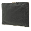 Balenciaga Lambskin Motocross Giant 12 Zip Around Flat Clutch Secondhand