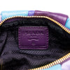 Prada Nappa Trembled Blossoms Stripes Clutch Secondhand