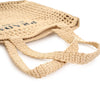 Prada Crochet Raffia Logo Tote Secondhand