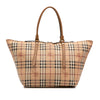Burberry Medium Haymarket Check Coated Canvas Salisbury Tote Secondhand