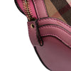 Burberry Small Leather Trimmed House Check Canvas Bridle Orchard Satchel Secondhand