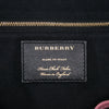 Burberry Small Leather Trimmed House Check Canvas Bridle Orchard Satchel Secondhand
