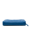 Secondhand Bottega Veneta Nappa Intrecciato Zip Around Wallet On Chain