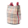 Burberry Haymarket Check Coated Canvas Lorne Bucket Bag Secondhand