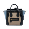 Celine Nano Tricolor Leather Luggage Tote Secondhand
