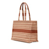 Celine Large Striped Canvas Cabas Thais Tote Secondhand