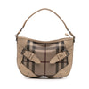 Burberry Smoke Check Coated Canvas and Leather Satchel Secondhand