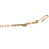 Chanel CC Gold Plated Bicolor Acrylic Ball Pendant Necklace Secondhand