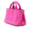 Prada Small Canvas Canapa Logo Satchel Secondhand