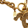 Chanel Gold Plated Double CC Pendant Necklace Secondhand