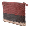 Bottega Veneta Tricolor Nappa Intrecciato Clutch Secondhand