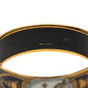 Hermès Wide Enamel Grand Apparat Horse Bangle Secondhand
