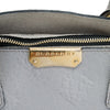 Burberry Elephant Embossed Calfskin Check Dewsbury Satchel Secondhand
