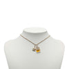 Chanel Gold Plated CC No.5 Perfume Bottle Pendant Necklace Secondhand