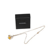 Chanel Gold Plated CC No.5 Perfume Bottle Pendant Necklace Secondhand