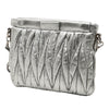 Miu Miu Matelasse Metallic Nappa Frame Clutch with Strap Secondhand