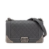 Chanel Paris-Dallas Old Medium Quilted Calfskin Cowboy Boy Flap Secondhand