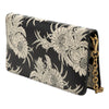 Prada Saffiano Floral Flame Print Wallet on Chain Secondhand