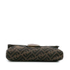 Fendi Zucca Canvas and Leather Chain Maxi Baguette Secondhand