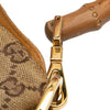 Secondhand Gucci GG Canvas Bamboo Web Satchel