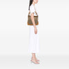 Secondhand Gucci GG Canvas Bamboo Web Satchel