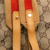 Secondhand Gucci GG Canvas Bamboo Web Satchel