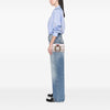 Miu Miu Goatskin Madras Soft Calf Crystal Embellished Crossbody Secondhand