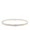 Chanel CC Silver Plated Strass Bangle Secondhand