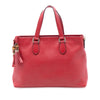 Gucci Leather Bamboo Tassel Satchel Secondhand