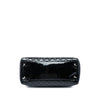 Chanel Large Quilted Patent Just Mademoiselle Bowling Bag Secondhand