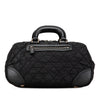 Chanel Paris New York Quilted Nylon Duffle Handbag Secondhand