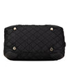 Chanel Paris New York Quilted Nylon Duffle Handbag Secondhand