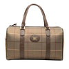 Burberry Vintage Check Canvas Boston Bag Secondhand