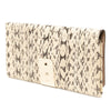 Valentino Snake Print Leather Rockstud Clutch Secondhand