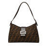 Fendi Zucca Canvas Shoulder Bag Secondhand