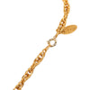 Chanel CC Gold Plated Round Pendant Necklace Secondhand