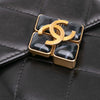 Secondhand Chanel Mini Quilted Lambskin Diamond Lock Phone Holder
