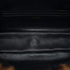 Fendi Mini Zucca Shearling Chain Baguette Satchel Secondhand