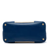 Prada Large Canapa and Saffiano Double Satchel Secondhand